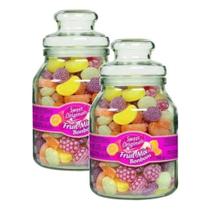 Kit 2 bala alemã sweet originals frutas sortidas 966g pote de vidro importado