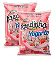 Kit 2 Bala Azedinha Mastigável Sabor IOGURTE Cory 500g