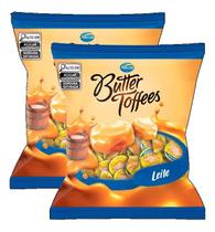 kit 2 Bala Butter Toffees Recheada Leite Arcor 400g