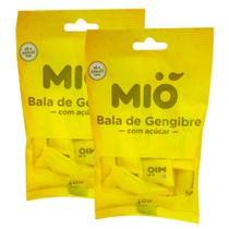 Kit 2 Bala de Gengibre Mió 40g