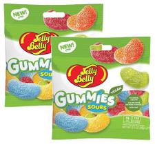 kit 2 Bala Goma Jelly Belly Gummies Sours Vegana 99g