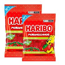 Kit 2 Bala Haribo Moranguinhos 75g