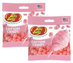 Kit 2 Bala Jelly Belly Cotton Candy Sabor Algodão Doce 99G