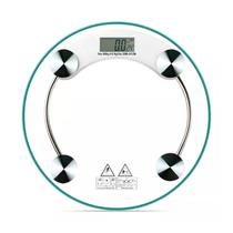 Kit 2 Balanças de Vidro Temperado Digital Redonda até 180kg