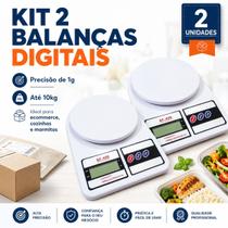 Kit 2 Balanças Digitais 10kg 1g Profissional Cozinha Marmita Ecommerce Kit 2 Balanças Digitais 10kg 1g Profissional Cozinha Marmita Ecommerce