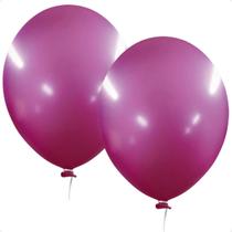 Kit 2 Balão Bexiga Metalizado Latex 50 Unidades Dourado - 5 Polegadas