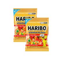 Kit 2 Balas de Gelatina Haribo Ursinhos de Ouro Frutas 80g Kit 2 Balas de Gelatina Haribo Ursinhos de Ouro Frutas 80g