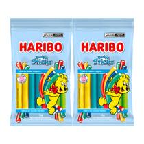 Kit 2 Balas Haribo Sticks Sabor Frutas Sortidas 70g