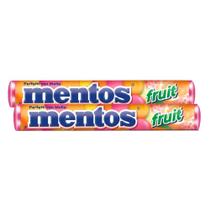 Kit 2 Balas Mastigáveis Mentos Fruit 38g
