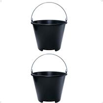 Kit 2 Balde Especial para Transporte Plástico 12L Resistente