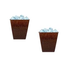 Kit 2 Balde Gelo Fibra Coco Green 2,6L Kit 2 Balde Gelo Fibra Coco Green 2,6L