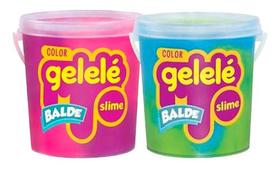 Kit 2 Balde Slime Color Gelelé 457g