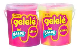 Kit 2 Balde Slime Color Gelelé 457g