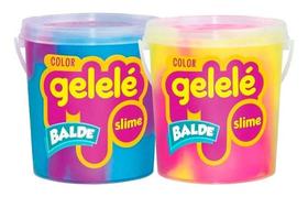 Kit 2 Balde Slime Color Gelelé 457g