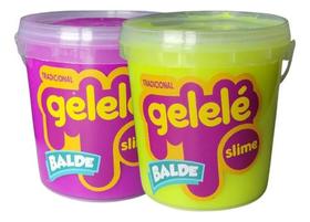 Kit 2 Balde Slime Tradicional Gelelé 457g