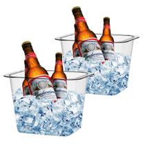 Kit 2 Baldes De Gelo Grande 9,5 Litros Três Triângulos