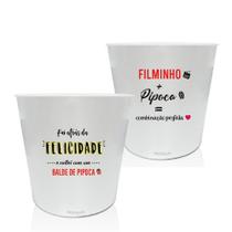 Kit 2 Baldes De Pipoca Personalizados - Pipoca Kit 2 Baldes De Pipoca Personalizados - Pipoca