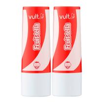 Kit 2 Balm Labial Vult Fruit-Tella Morango Com Creme 3,5G Kit 2 Balm Labial Vult Fruit-Tella Morango Com Creme 3,5G