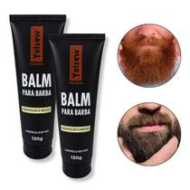 Kit 2 Balm para Barba Hidratação Maciez Fixação 120g Yelsew Barbeiro Barbearia Salão de Beleza Masculino