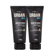 Kit 2 Balm Pós Barba Loção Creme Hidratante Facial IPA Beer 100g Urban Men Farmaervas