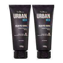 Kit 2 Balm Pós Barba Urban Men Farmaervas 100g Hidrata e Suaviza