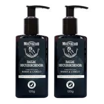 Kit 2 Balms Escurecedores de Barba e Cabelo Muchacho 120ml cada - Com pente aplicador Kit 2 Balms Escurecedores de Barba e Cabelo Muchacho 120ml cada - Com pente aplicador