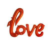 Kit 2 Balões Metalizado Escrita Love