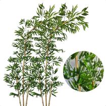 Kit 2 Bambu Curvado Artificial Grande Sem Vaso Decoração Kit 2 Bambu Curvado Artificial Grande Sem Vaso Decoração