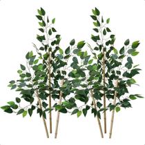 Kit 2 Bambu da Sorte Mosso Grande Sem Vaso Decoração para Sala - Flor de Mentirinha