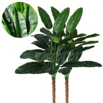 Kit 2 Bananeira Artificial Planta Tropical Sem Vaso Decoração