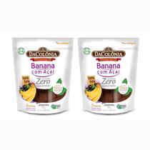 kit 2 Bananinha com Açaí S/ Açúcar Orgânica DaColônia - 300g