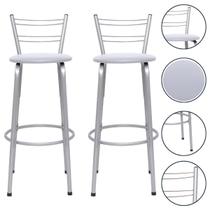 Kit 2 Banco Banquetas Alta Bar Balcão Cozinha Gourmet Bistrô Bancada Area Lazer Reforçada Itagold Kit 2 Banco Banquetas Alta Bar Balcão Cozinha Gourmet Bistrô Bancada Area Lazer Reforçada Itagold