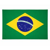 Kit 2 Bandeira Brasil Grande P Mastro Seleção Copa Mundo Eleicao Protesto Esporte Patriota Torcedor