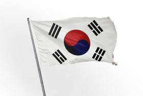 Kit 2 Bandeiras - Coreia E Brasil 1,50x0,90mt Kit 2 Bandeiras - Coreia E Brasil 1,50x0,90mt