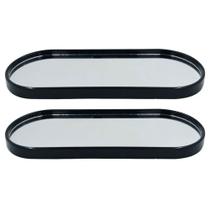 Kit 2 Bandeja Espelhada Decorativa 2em1 Banheiro Multiuso