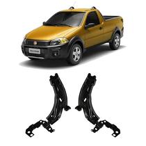 Kit 2 Bandeja Leque Balança Dianteira Fiat Strada 2008-2010