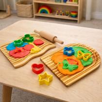 Kit 2 Bandejas Frisos Sensorial Montessori Madeira Infantil Kit 2 Bandejas Frisos Sensorial Montessori Madeira Infantil