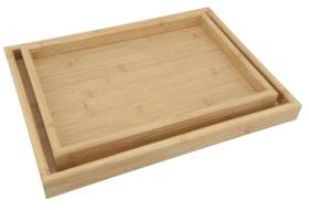 Kit 2 Bandejas MDF P/ Café da Manhã e Decoração Lovely Vibe Kit 2 Bandejas MDF P/ Café da Manhã e Decoração Lovely Vibe