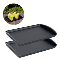 Kit 2 Bandejas Multiuso Restaurante Lanchonete Café Coza Horeca