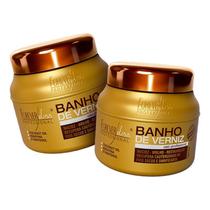 Kit 2 Banho De Verniz Forever Liss Brilho Hidratante 250G Kit 2 Banho De Verniz Forever Liss Brilho Hidratante 250G