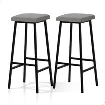 Kit 2 Banqueta Alta Cozinha Copa Bancada Balcão Estilo Industrial Para Area Gourmet Kit 2 Banqueta Alta Cozinha Copa Bancada Balcão Estilo Industrial Para Area Gourmet