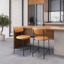 Kit 2 Banqueta Alta Maia Bar Cozinha Espaço Gourmet Whisky Kit 2 Banqueta Alta Maia Bar Cozinha Espaço Gourmet Whisky