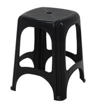 Kit 2 Banqueta Tramontina Niteroi em Polipropileno Preto