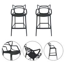 Kit 2 Banquetas Allegra Leve Portátil Pré Montada p/ Bancada