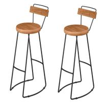 Kit 2 Banquetas Alta Com Encosto Para Aérea Gourmet Aurora Kit 2 Banquetas Alta Com Encosto Para Aérea Gourmet Aurora