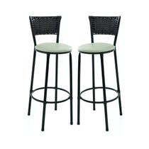 Kit 2 banquetas alta cozinha bar balcão area gourmet Kit 2 banquetas alta cozinha bar balcão area gourmet