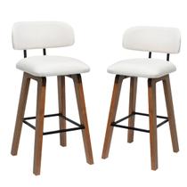 Kit 2 Banquetas Altas Aurora Assento Encosto Estofado Madeira Maciça Cozinha Bancada Area Gourmet Conjunto Americana Kit 2 Banquetas Altas Aurora Assento Encosto Estofado Madeira Maciça Cozinha Bancada Area Gourmet Conjunto Americana
