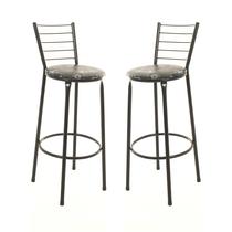 Kit 2 banquetas banco alta balcão cozinha arame Kit 2 banquetas banco alta balcão cozinha arame