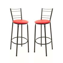 Kit 2 Banquetas Banco Alto Balcão Cozinha 4 Arames