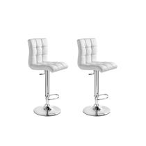 Kit 2 Banquetas Bar Stool Comfort Branco